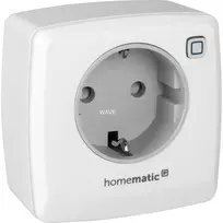 Homematic IP HMIP-PSM-2 išmanusis kištukinis lizdas, baltas, IP20, 3680 W