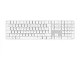 Apple Magic Keyboard MXK73D/A belaidė klaviatūra su Touch ID ir skaitmeniniu bloku QWERTZ vokiškas išdėstymas balta
