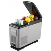 Automobilinis šaldytuvas Automobilinis šaldytuvas, 15 l nešiojama šaldiklis, 59,1x23x45,3 cm, reguliuojamas, laikymas
