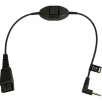 Garso kabelis Jabra 8800-00-55 0,3 m QD 2,5 mm lizdas juodas