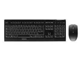 CHERRY B.UNLIMITED 3.0 belaidė klaviatūra su pele, RF, juoda, biuro naudojimui