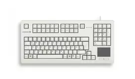 CHERRY TouchBoard G80-1190 klaviatūra, universali USB, QWERTZ vokiškas išdėstymas, pilka
