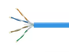 Tinklo kabelis EQUIP 404544 — Cat6a U/FTP (STP), 305 m, mėlynas