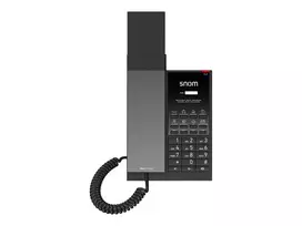 IP telefonas Snom HD350W juodas su laidiniu rageliu ir Wi-Fi