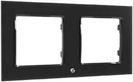 Shelly Wall Frame 2 stačiakampis baltas plastikinis rėmelis 10 x 80 mm
