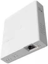 PoE injektorius MikroTik GPEN21 su SFP palaikymu, Gigabit Ethernet (10/100/1000Mbps), 2 RJ-45 prievadai, baltas, 12–57 V įėjimas