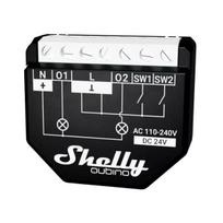 Išmanusis jungiklis Shelly WAVE 2PM Black (Shelly) – belaidis Z-Wave, 16 A, 110–240 V, 868,4 MHz