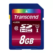„Transcend“ 8GB SDHC „Class 10“ UHS-I 600x atminties kortelė TS8GSDHC10U1