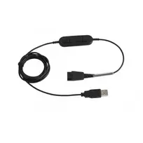 Ausinių priedas ALLNET 100-002-USB Juodas