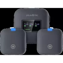 Belaidis mikrofonų rinkinys Plusonic PS-TDS8 su USB‑C, Lightning ir 3,5 mm jungtimis