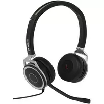 Plaštakinis verslo ausinių komplektas Plusonic 15.2P su USB ir 3,5 mm jungtimis, modelis 6208-15.2P