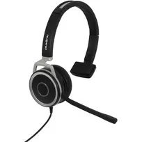 Prie ausies tvirtinama ausinė Plusonic 6208-15.1P monofoninė su USB ir 3,5 mm lizdu