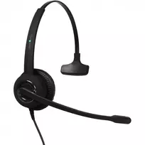 Mono USB ausinės Plusonic 10.1P – viena ausinė skirta pokalbiams su Teams ir Skype