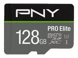 MicroSDXC atminties kortelė PNY PRO Elite 128GB UHS-I, modelis P-SDU128V31100PRO-GE