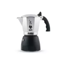 Kavos virimo aparatas Bialetti Brikka 0,17 L – puodinis espreso viriklis, 4 puodeliams, aliuminis, ne indukcinis