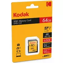 Kodak Ultra SD XC SDXC 64GB UHS-I U3 V30 4K 670x 100MB/s atminties kortelė