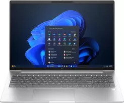 HP EliteBook 6 G1i AI Intel Core Ultra 5 225U nešiojamas kompiuteris 40,6 cm (16 colių) WUXGA 16GB DDR5-SDRAM Wi-Fi 7 (802.11be) Windows 11 Pro AI PC sidabrinis