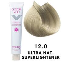 „Young Colour You“ plaukų šviesinimo dažai su plex, keramidais ir kinoa 12,0 100 ml