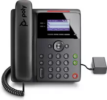 IP telefonas POLY Edge B10 juodas su laidiniu rageliu, 2 linijos, LCD ekranas