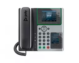 HP Poly Edge E450 IP telefonas su PoE, IPS ekranu, 4:3, WPA2-Enterprise, EAP-TLS, HTTPS, ENERGY STAR, EAC, RoHS, FCC, CE, 0-40 °C