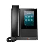 HP Poly CCX 400 versijinis daugialypis telefonas su atviru SIP ir PoE
