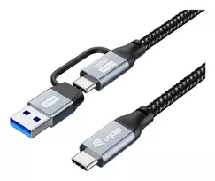 Equip 128433 USB kabelis USB 3.2 Gen 2x2 3 m USB A / USB C USB C juodas