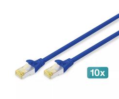 Tinklo kabelis Digitus CAT 6A S/FTP RJ-45 3m mėlynas