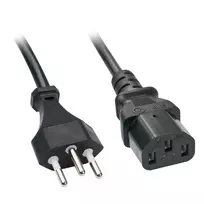 Lindy 30425 maitinimo laidas juodas 0,7 m C13 jungtimi