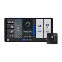 Shelly Wall Display X2 WiFi/BLU juodas su H&T – Dvigubas valdymo skydelis