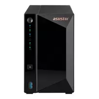 Asustor DRIVESTOR 2 Pro Gen2 AS3302T v2 NAS Realtek RTD1619B 2GB DDR4 ADM Juodas