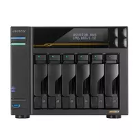 Asustor LOCKERSTOR 6 Gen3 (AS6806T) NAS darbalaukio AMD Ryzen V3C14 16GB DDR5 ADM juodas