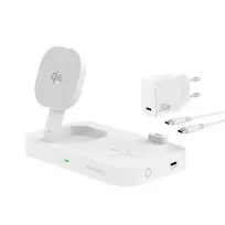 Belaidis įkroviklis 4smarts Qi2 Universal White Fast Charging Indoor AC 12V