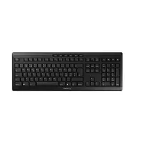 CHERRY Stream Wireless belaidė klaviatūra, RF Wireless + USB, QWERTZ, šveicariška, juoda