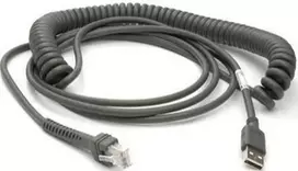 Datalogic USB kabelis, Type-A, spiralinis, 3,6m (CAB-467)