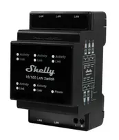Shelly LAN Switch Black AC 110-240V 1W – belaidis jungiklis