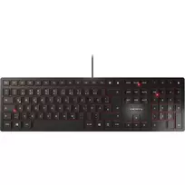 CHERRY KC 6000 Slim klaviatūra USB QWERTZ vokiška juoda
