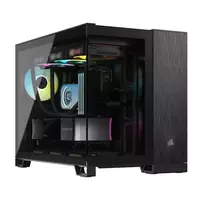 Korpusas Corsair CC-9011287-WW 2500X Midi Tornis Aliuminis, Juodas