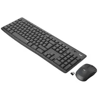 LOGITECH MK295 Tylus belaidis rinkinys Graphite AZERTY Belgijos