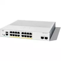 Valdomas tinklo jungiklis Cisco Catalyst 1300-16P-2G, 16 prievadų GE PoE, 2x1GE SFP