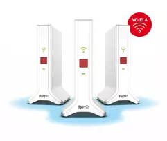 „Mesh“ rinkinys 4200 dviejų juostų (2,4 GHz / 5 GHz) Wi-Fi 6E (802.11ax) raudonas, baltas 2x2/4x4