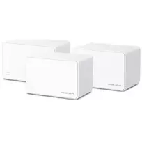 TP-Link Halo H3000X (3 vnt.) belaidis maršrutizatorius, Wi-Fi 6, dvispalvis, 2,4/5 GHz, 2402Mbit/s, baltas
