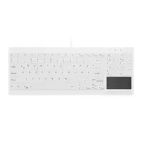 Contour Design Active Key Contour QuickClean Medicininė Klaviatūra IP68 Touchpad Kompaktiška Laidinė Balta DE C7412