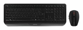 Belaidis klaviatūros ir pelės rinkinys CHERRY GENTIX DESKTOP, pilno dydžio, AZERTY išdėstymas
