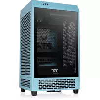 Thermaltake The Tower 200 turquoise kompiuterio korpusas su grūdintu stiklu