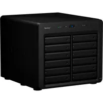Išplėtimo korpusas Synology DX1222 12 diskų 192 TB juodas