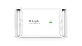 D-Link DPE-101GI Gigabit PoE maitinimo injektorius su 1 prievadu, 10/100/1000Mbit/s, 48 V, iki 19,2 W, 100 m, baltos spalvos