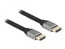 DELOCK Ultra High Speed HDMI laidas - A kištukas / A kištukas - 48Gbps 8K 60 Hz - 3 m - Pilka