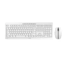 CHERRY Stream Desktop Recharge belaidis klaviatūros ir pelės rinkinys su įkrovimo funkcija, QWERTY anglų, pilka