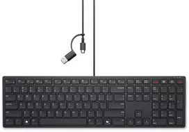 Klaviatūra DELL KB525C Office USB QWERTZ vokiška juoda