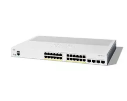 Valdomas jungiklis Cisco Catalyst 1300-24P-4G, 24 prievadai GE, PoE, 4x1GE SFP, ribota viso gyvenimo apsauga (C1300-24P-4G)